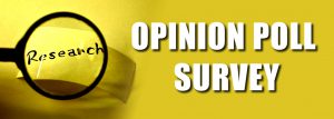 Opinion poll survey
