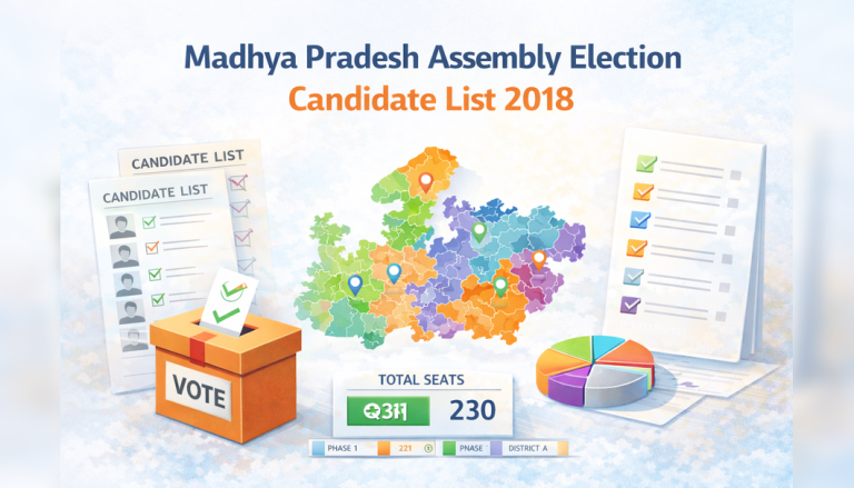 Madhya Pradesh Assembly Election Candidate List 2018.