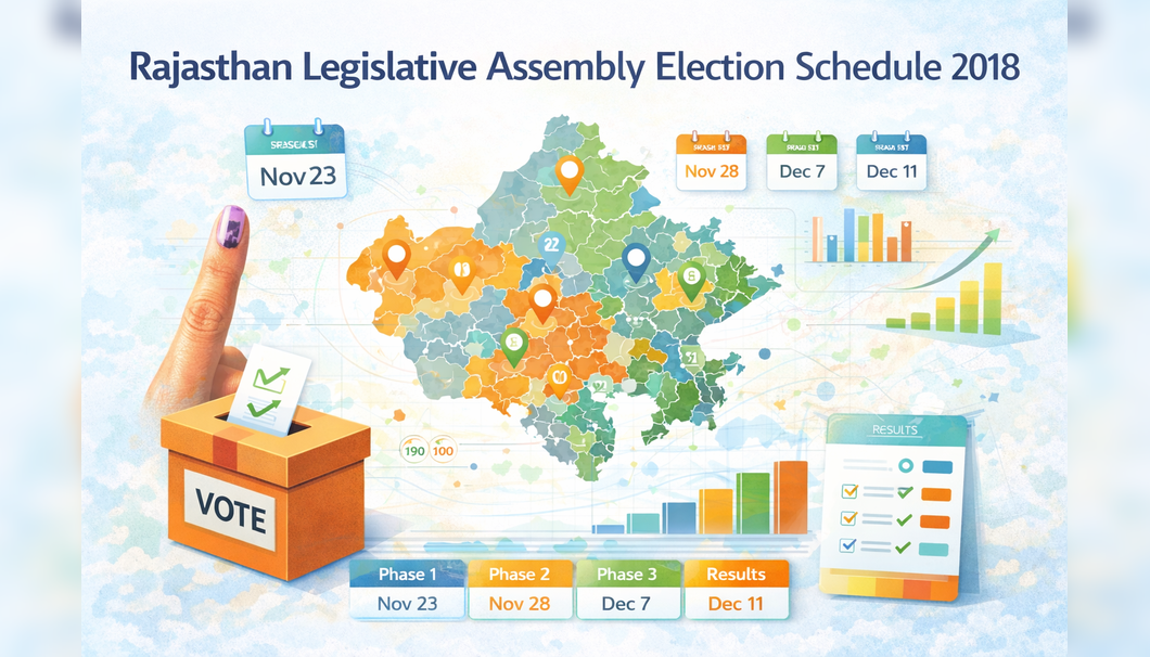 Rajasthan Legislative Assembly Election Schedule 2018