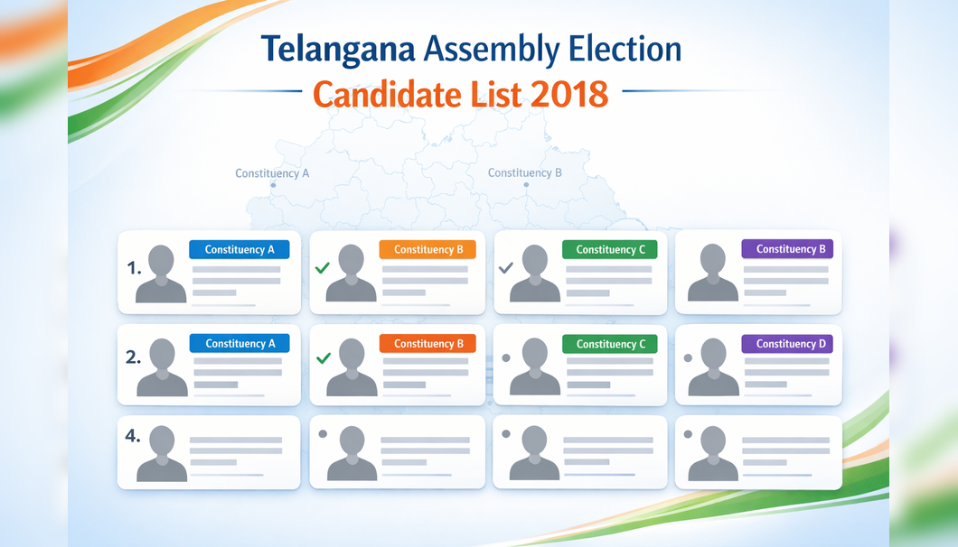 Telangana Assembly Election Candidate List 2018