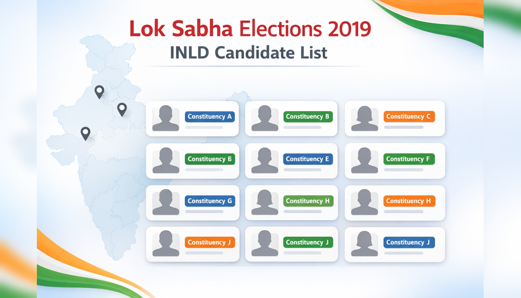 INLD Candidate List for Lok Sabha Elections 2019