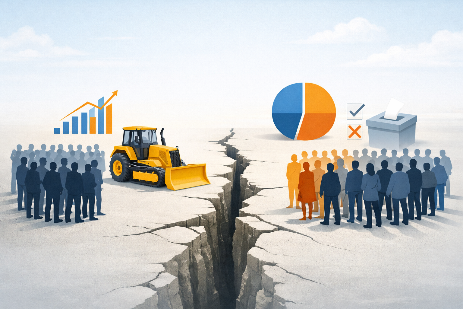 Bulldozing Has Only One Consequence - Voter Polarization