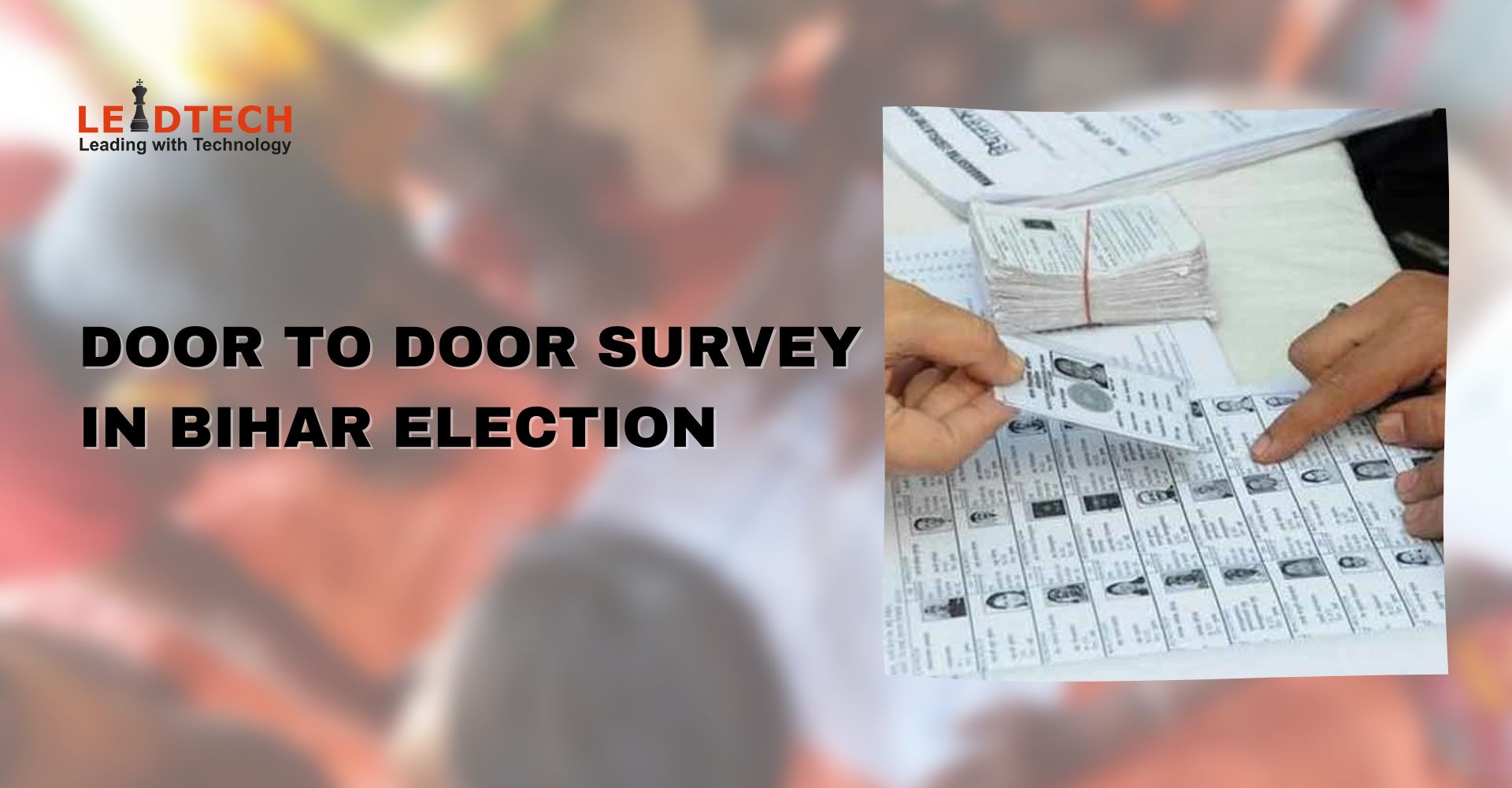 Door to Door Survey in Bihar Election
