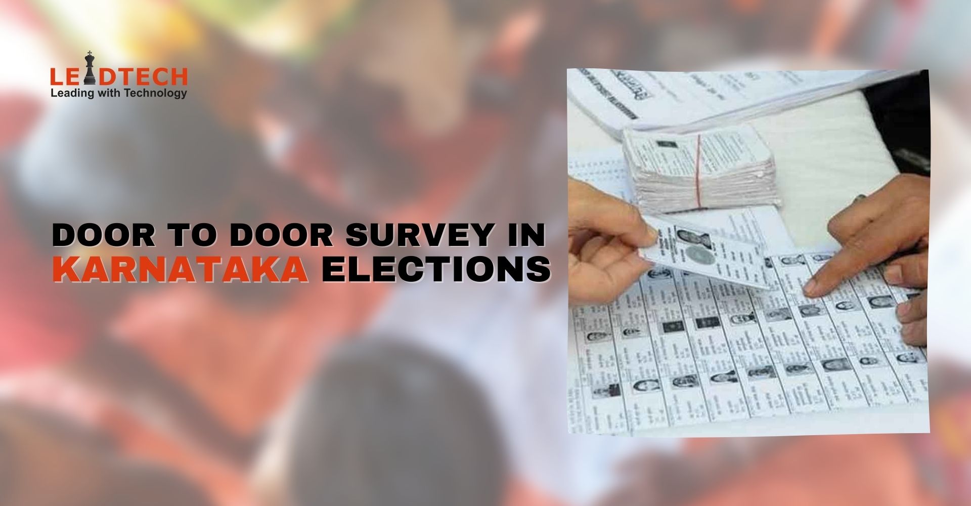 Door to Door Survey in Karnataka Elections