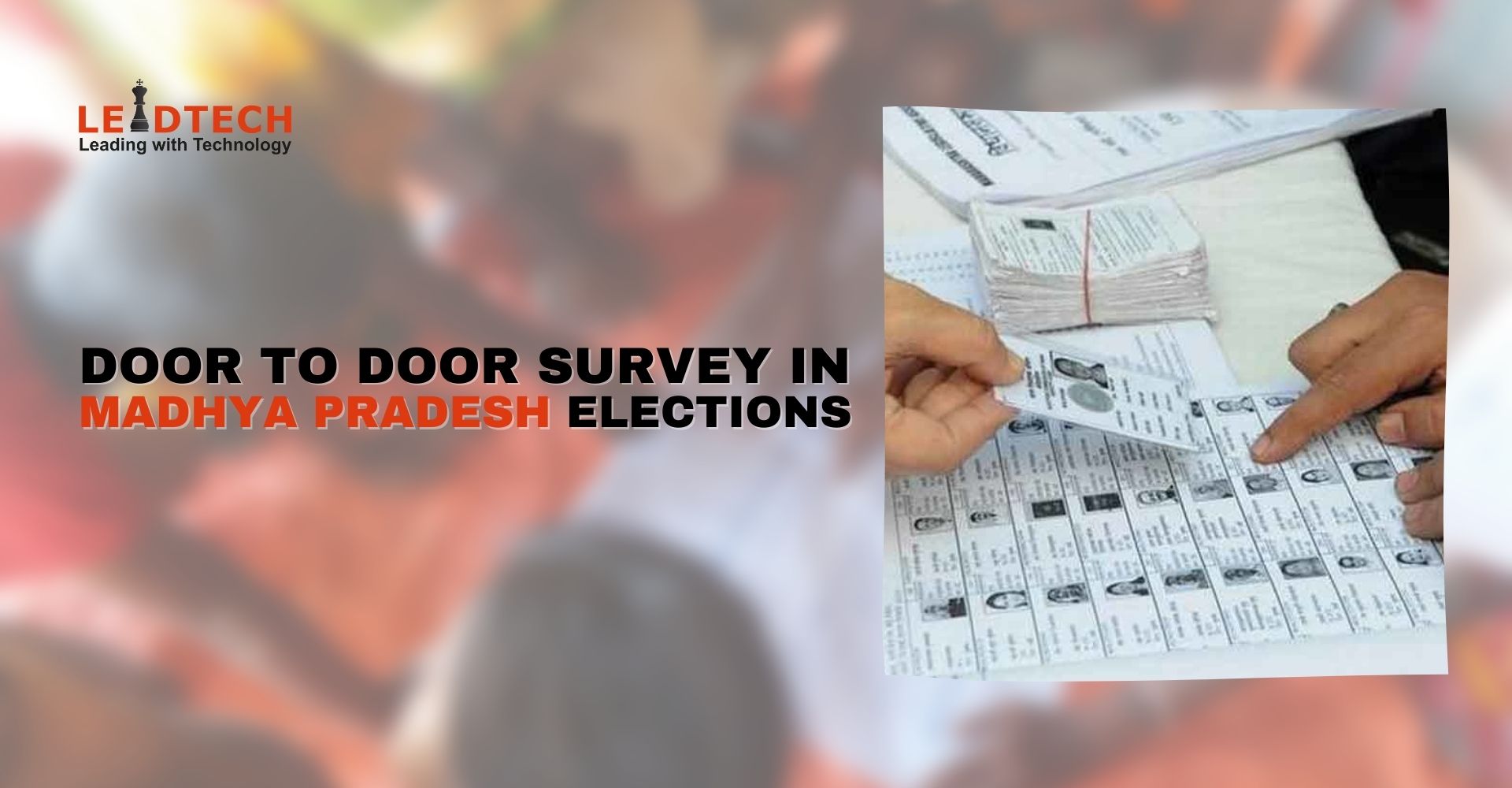 Door to Door Survey in Madhya Pradesh Elections