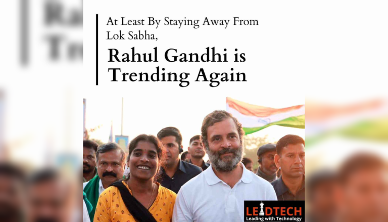 Rahul Gandhi is trending again