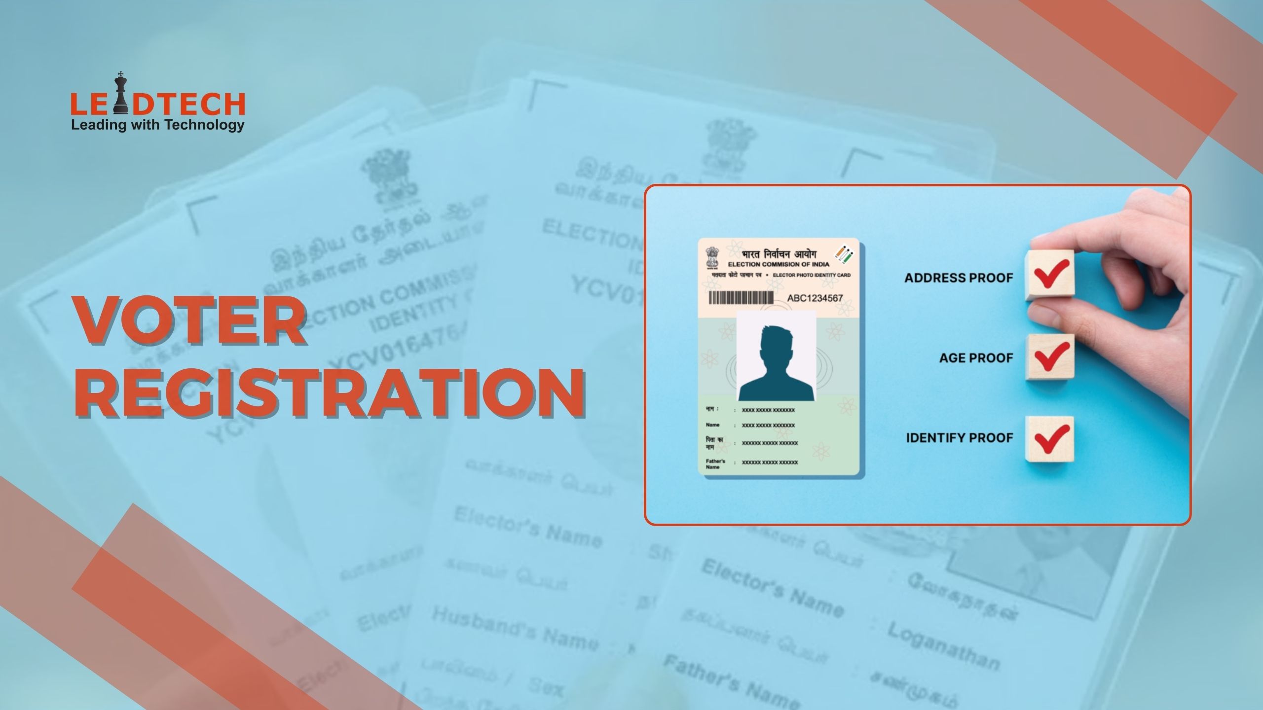 Company for voter registration drive
