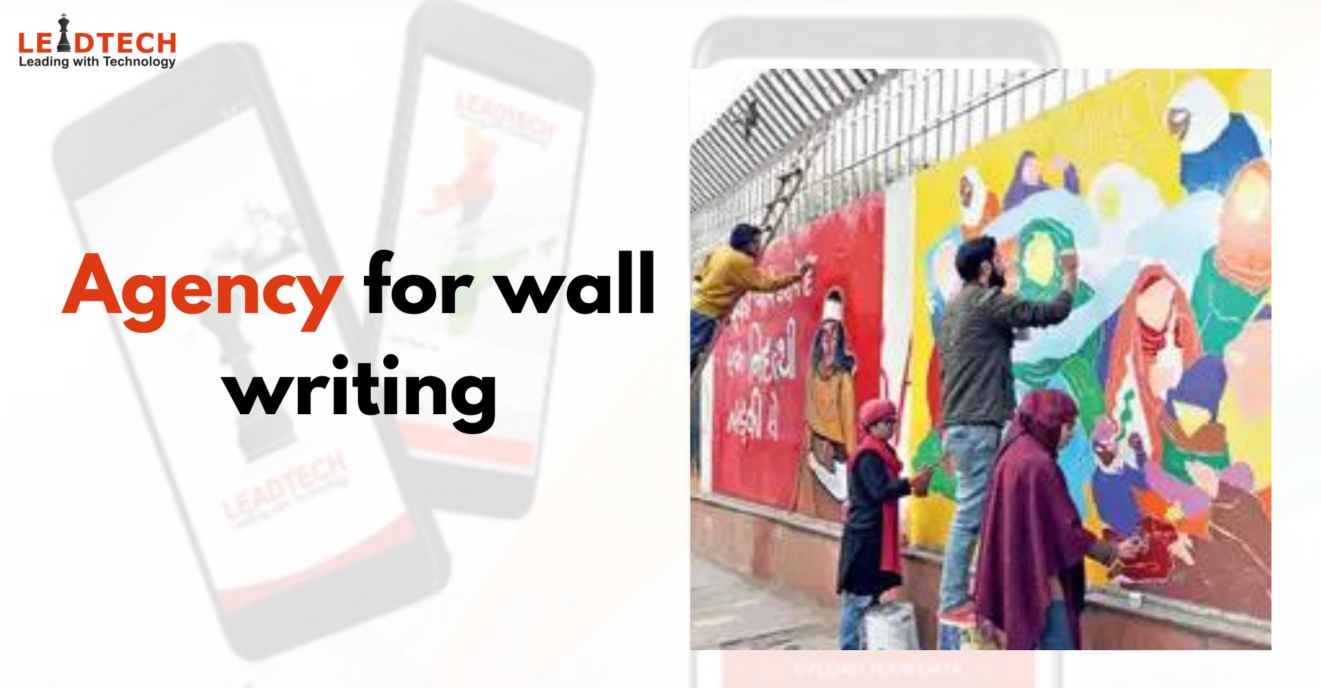 Agency for wall writing