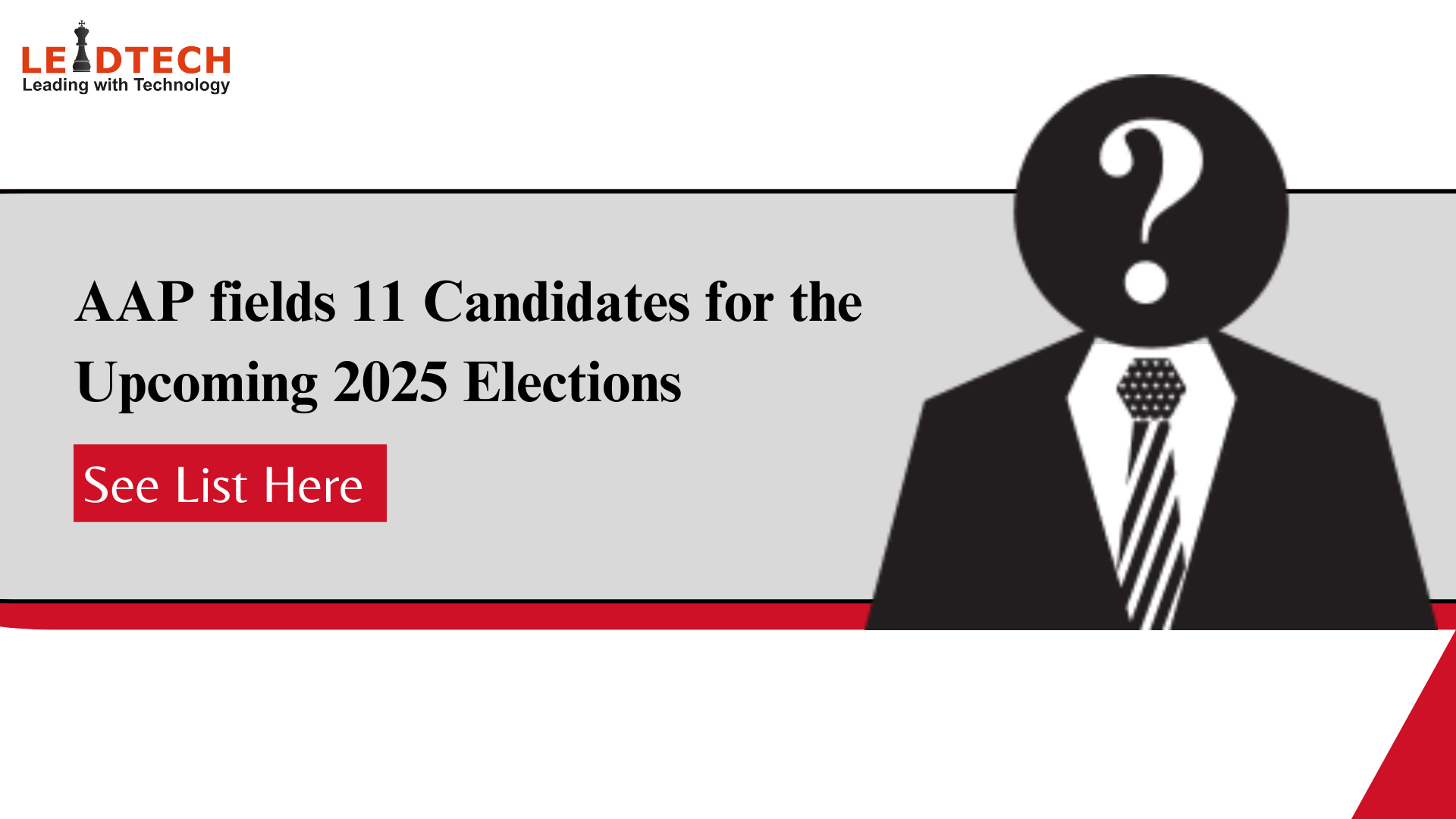 AAP fields 11 Candidates for the Upcoming 2025 Elections