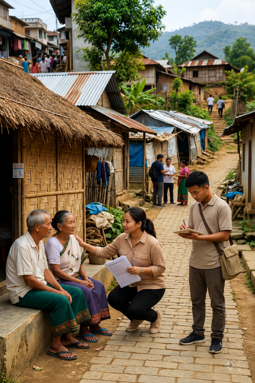 Door to Door Political Campaigns in Manipur