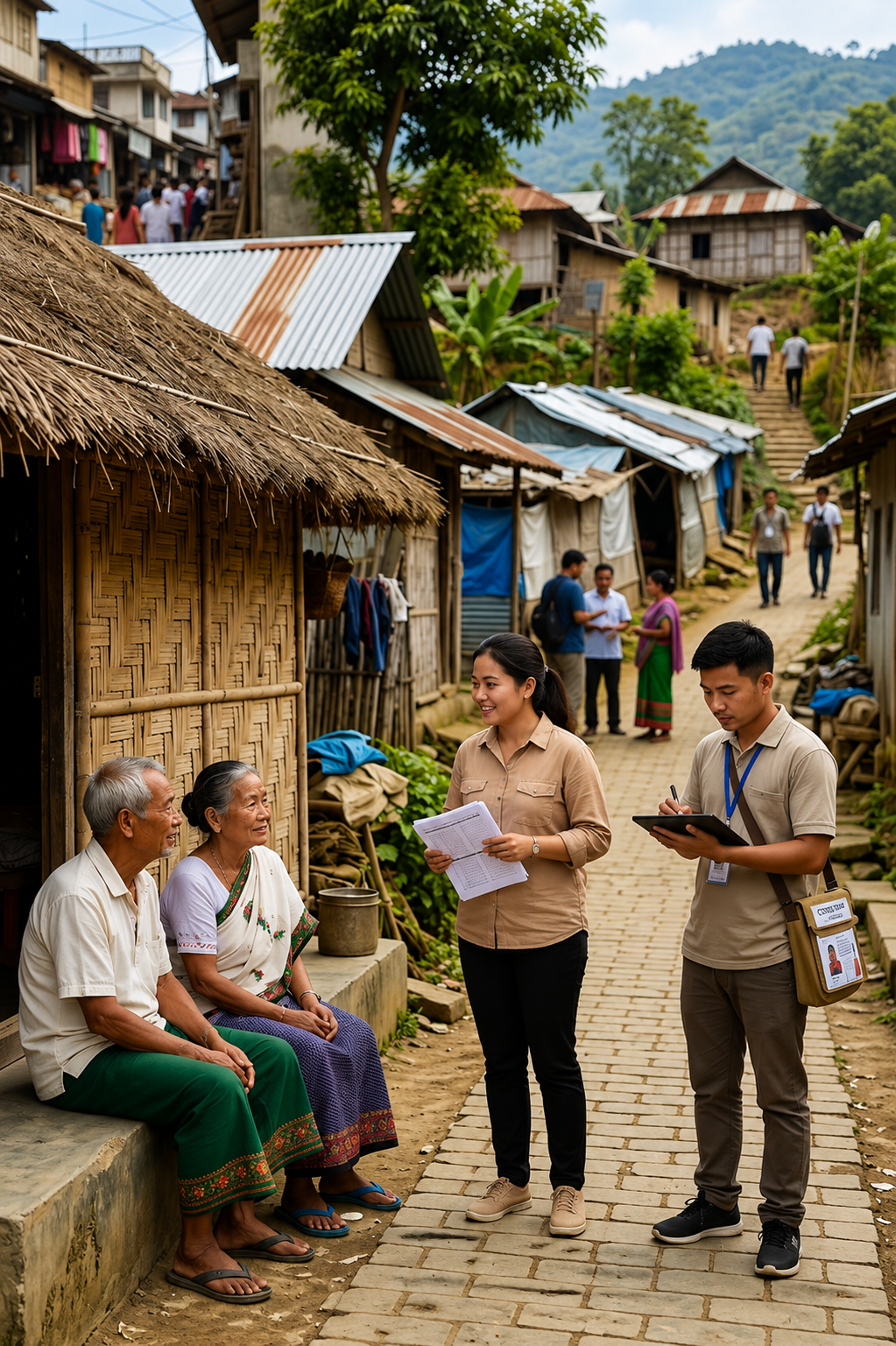 Door to Door Political Campaigns in Manipur