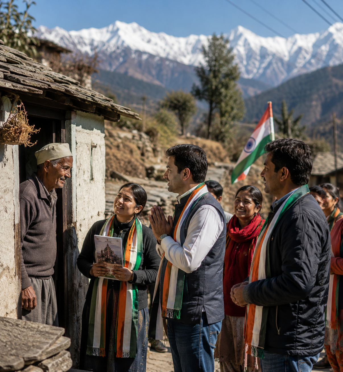 Door to Door Political Campaigns in Uttarakhand