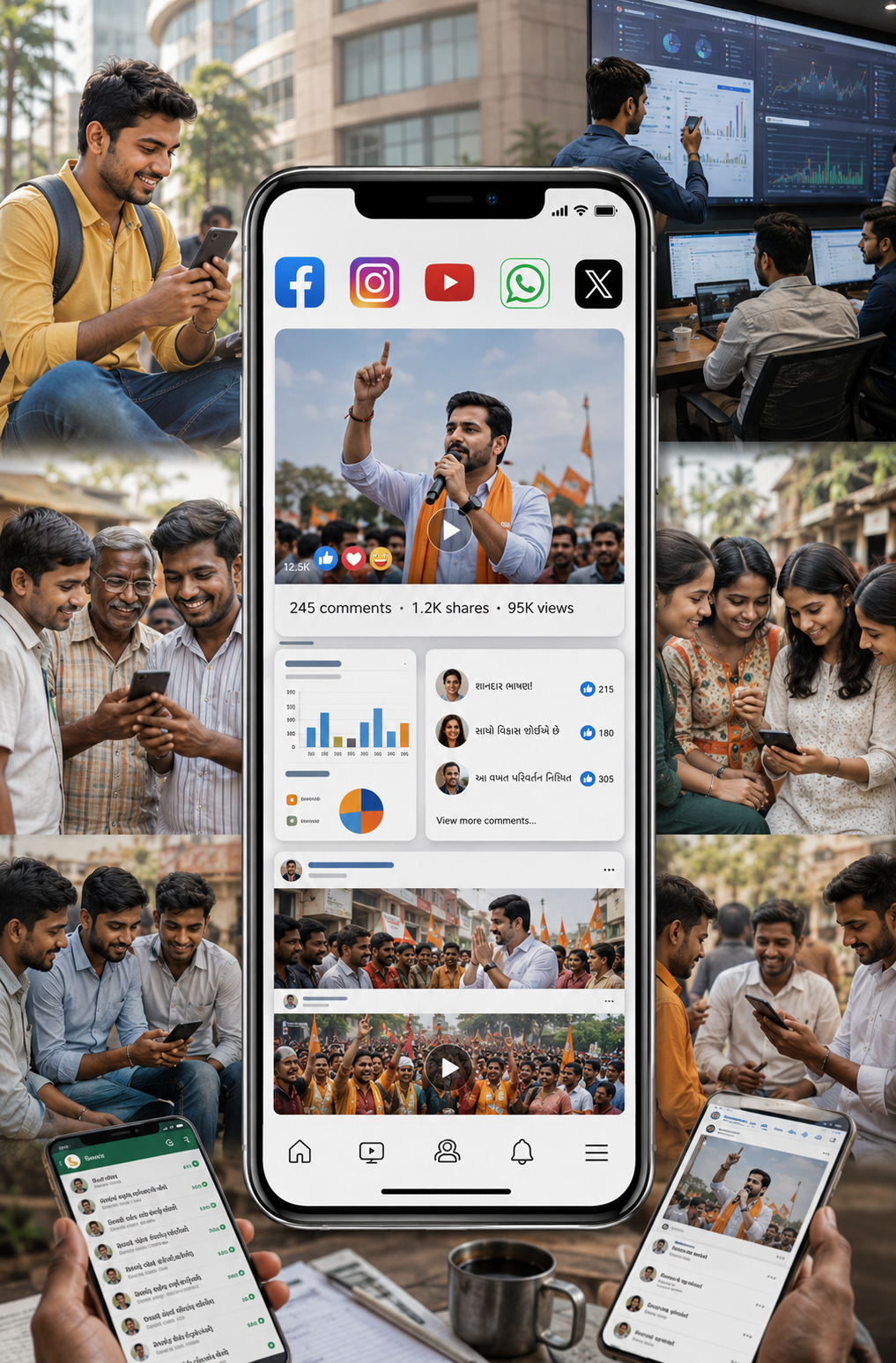 Social Media Election Management in Gujarat