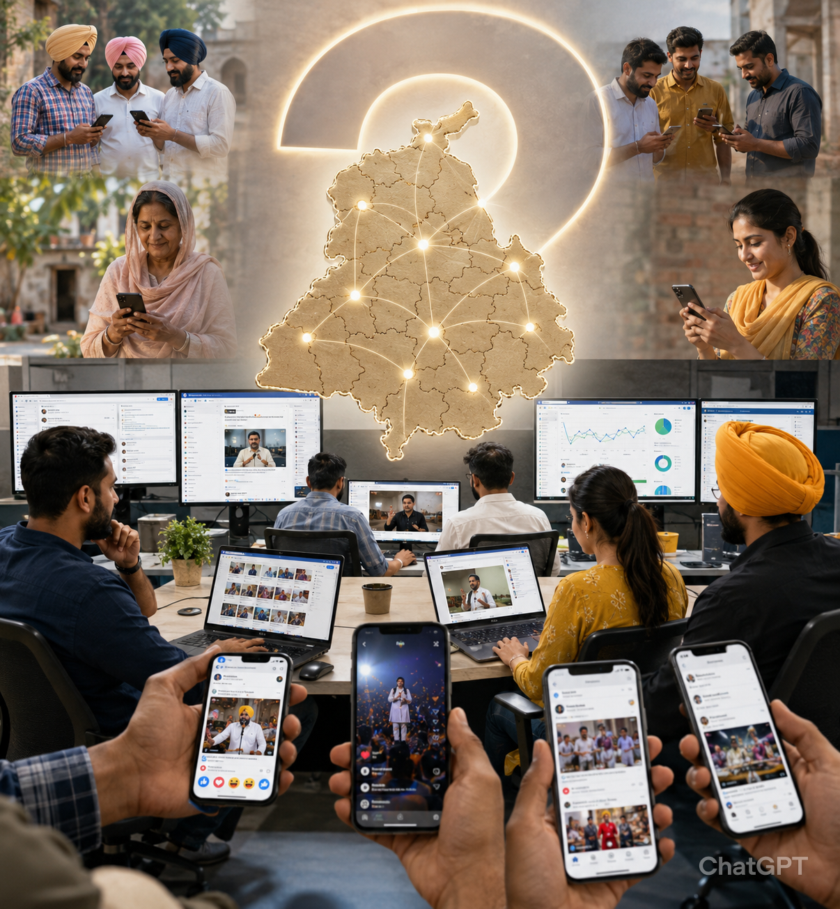 Social Media Management for Elections in Punjab